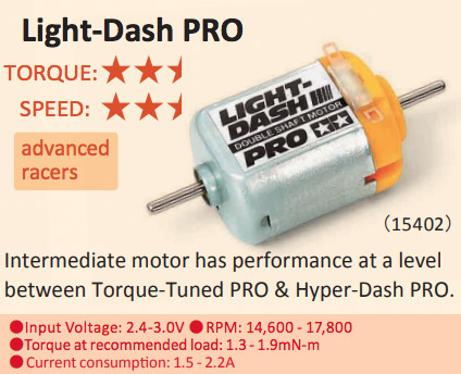 Tamiya Light-Dash PRO official spec