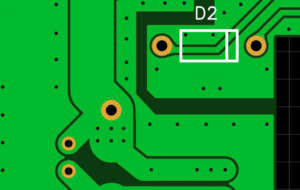 PCB design with split ground planes